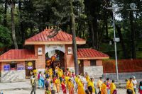 Shiva Dhanush installation at Kripalu Udhyan
