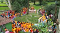 Shiva Dhanush installation at Kripalu Udhyan