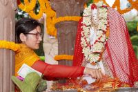 Shiva Dhanush installation at Kripalu Udhyan