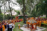 Shiva Dhanush installation at Kripalu Udhyan