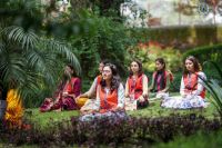 Meditation session at Kripalu Udhyan