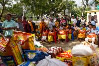 Essential materials distribution program at Hetauda