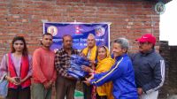 Warm clothes distribution at Dang