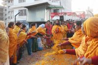 Divine Ashes Of Shree Maharaj ji at Shyama Shyam Dham Thimi