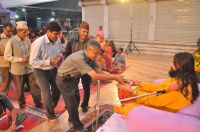 Swami Shree Haridasji begging for Flood Victims Relief !