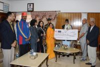 Donation to Prime Minsiter's Natural Relief Fund by Respected Sangita Didi
