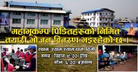 Meal Distribution for Earthquake Victims at Shyama Shyam Dham,Thimi