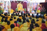 Deep Sadhana at Shyama Shyam Dham,Thimi in presence of Respected Sangita Didi!