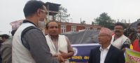 Handing Over the Relief Aids to the CDO  of Dolakha District!!